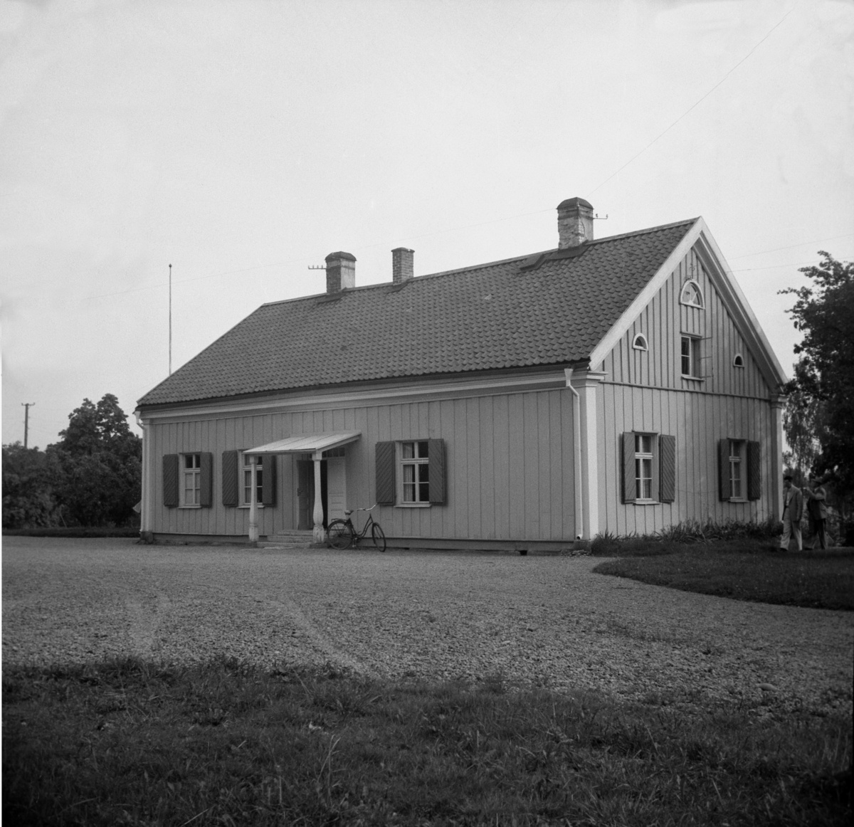 Rosenborgs herrgård år i början av 1950-talet. Efter att ha ägts under en lång tid av Missionsförsamlingen hyrs fastigheten idag av Montessori-skolan Stellatus.