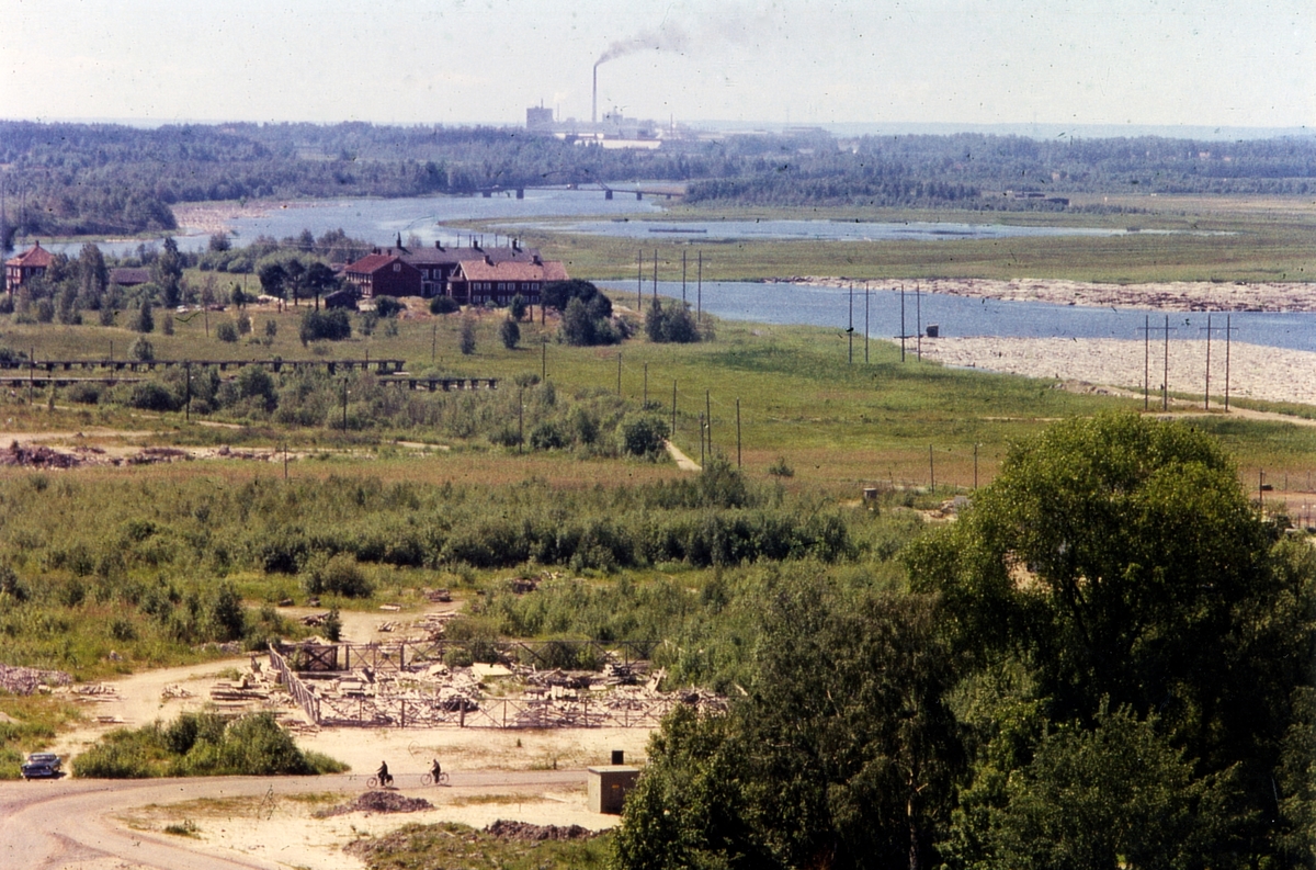 Vy över Orrholmen tagen från kaffeskrapan 1961.