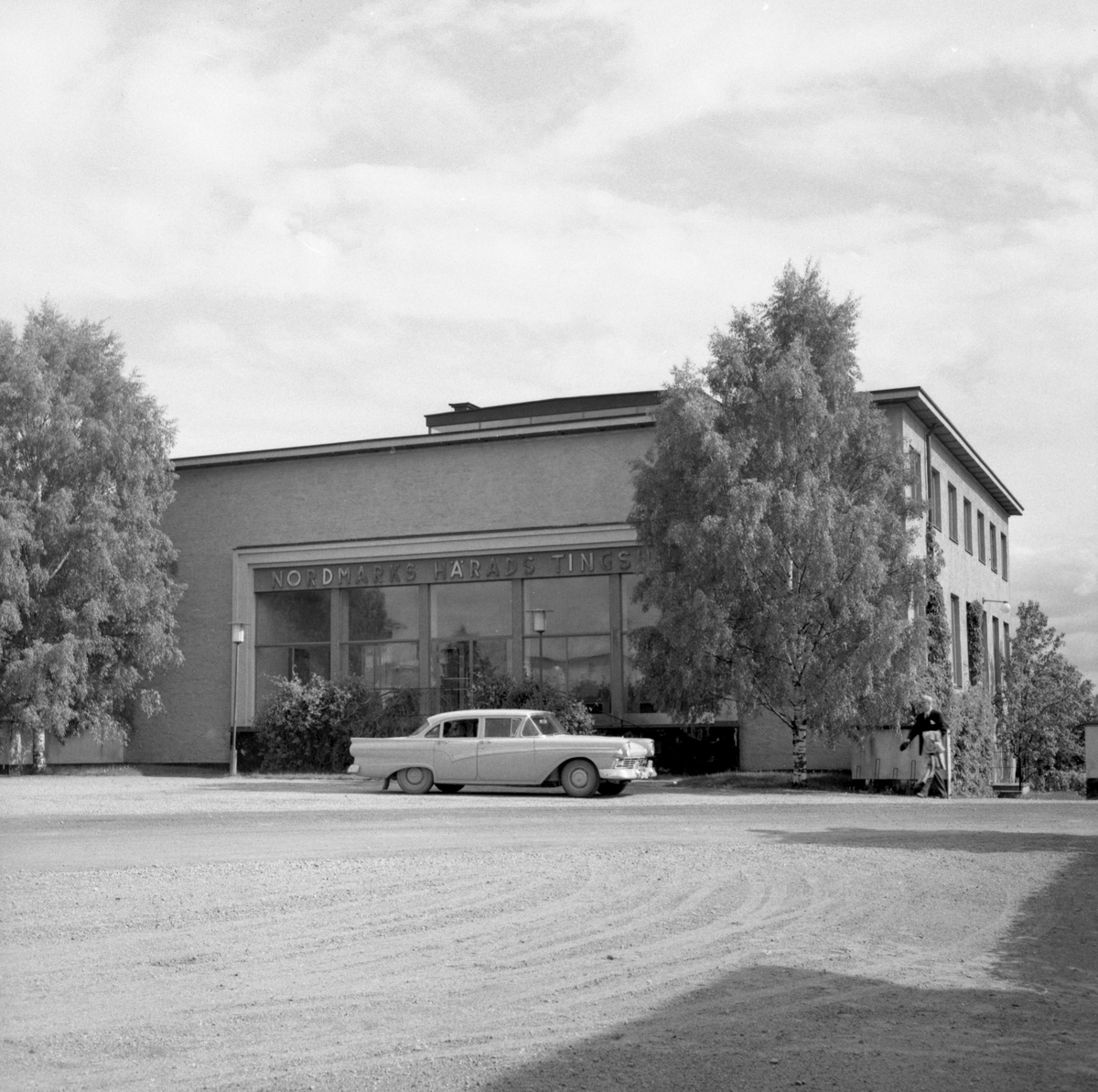 Någonstans i Värmland - från slutet av 1950-talet. Nordmarks Härads Tingshus i Årjäng