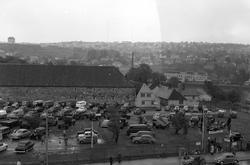 Bilutstillingen på ytre Kongsgård 1953.