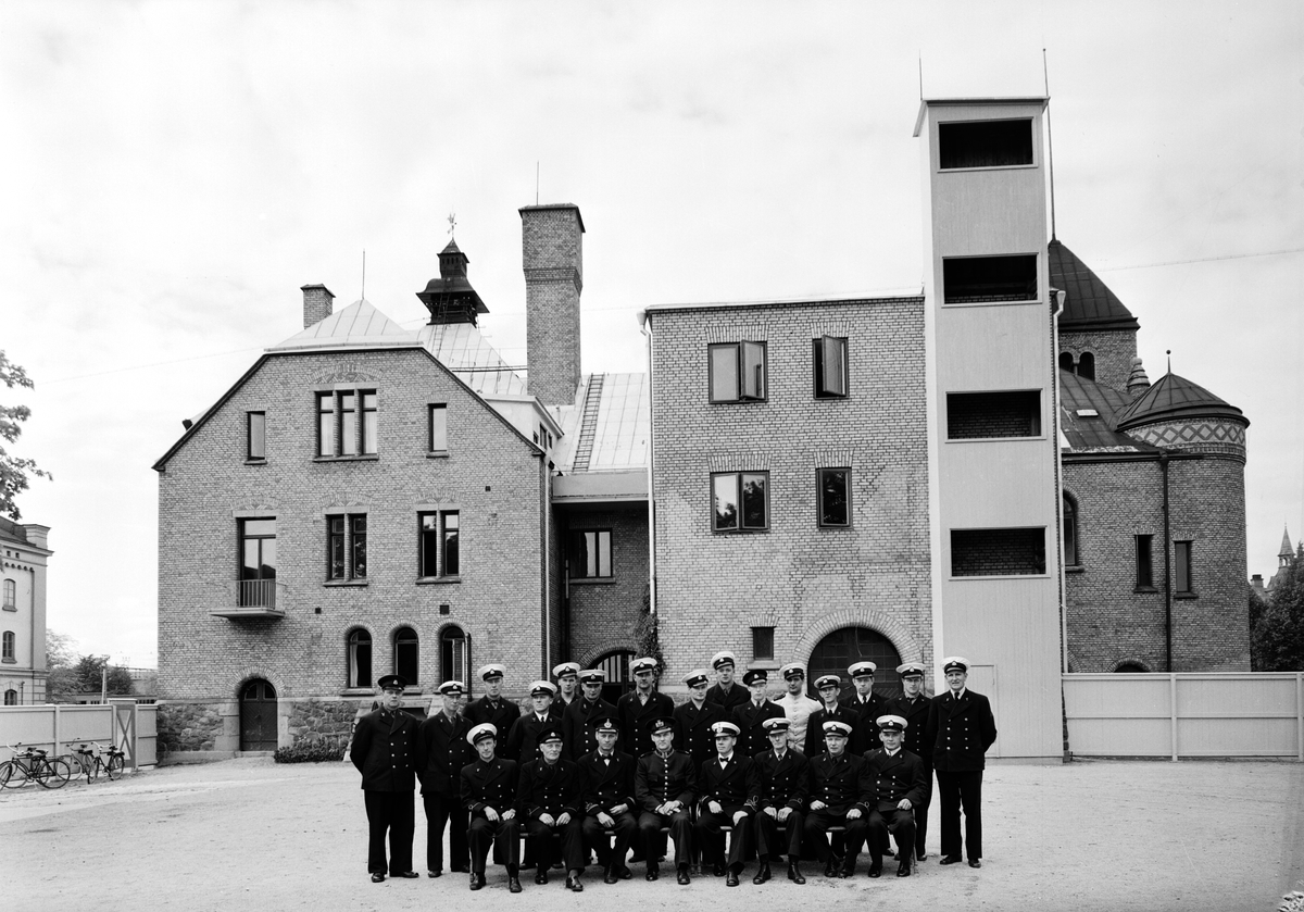 Gävle Brandstation med personal

