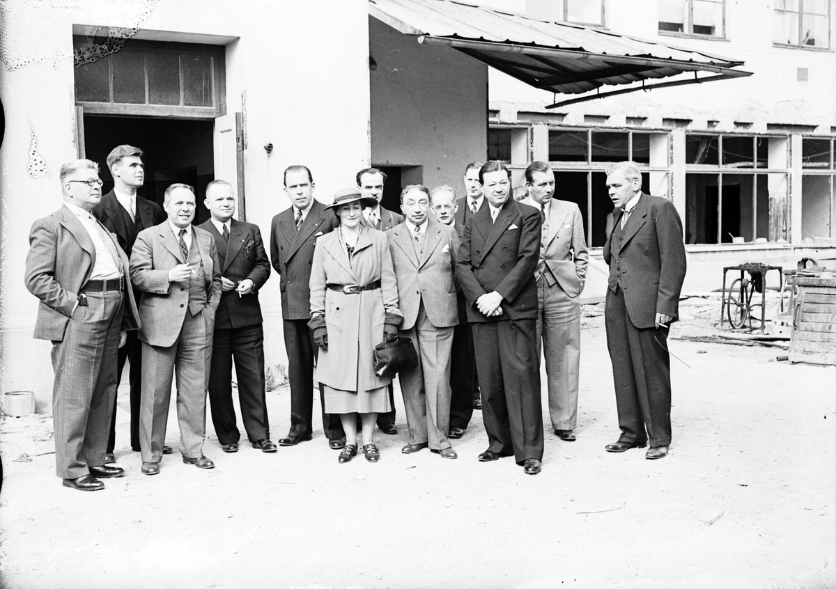 Utländska pressmän. Juni 1939



