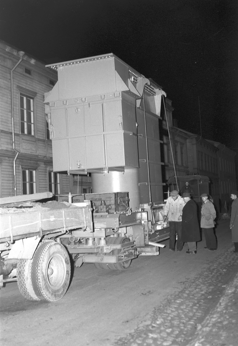 Generator transporteras. 24 oktober 1948.
