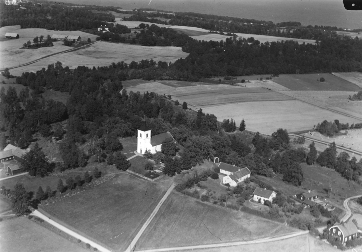 Flygfoto över Järstorp, Jönköping.