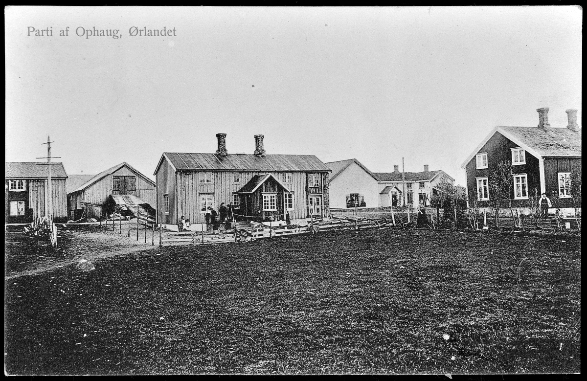 Opphaugsgården på Ørland ca. 1910