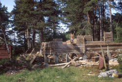 Gjenreising av Påskhella på Hjertøya.