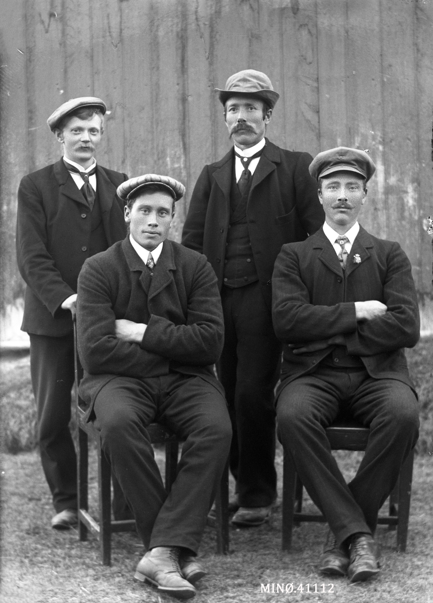Portrett av fire menn