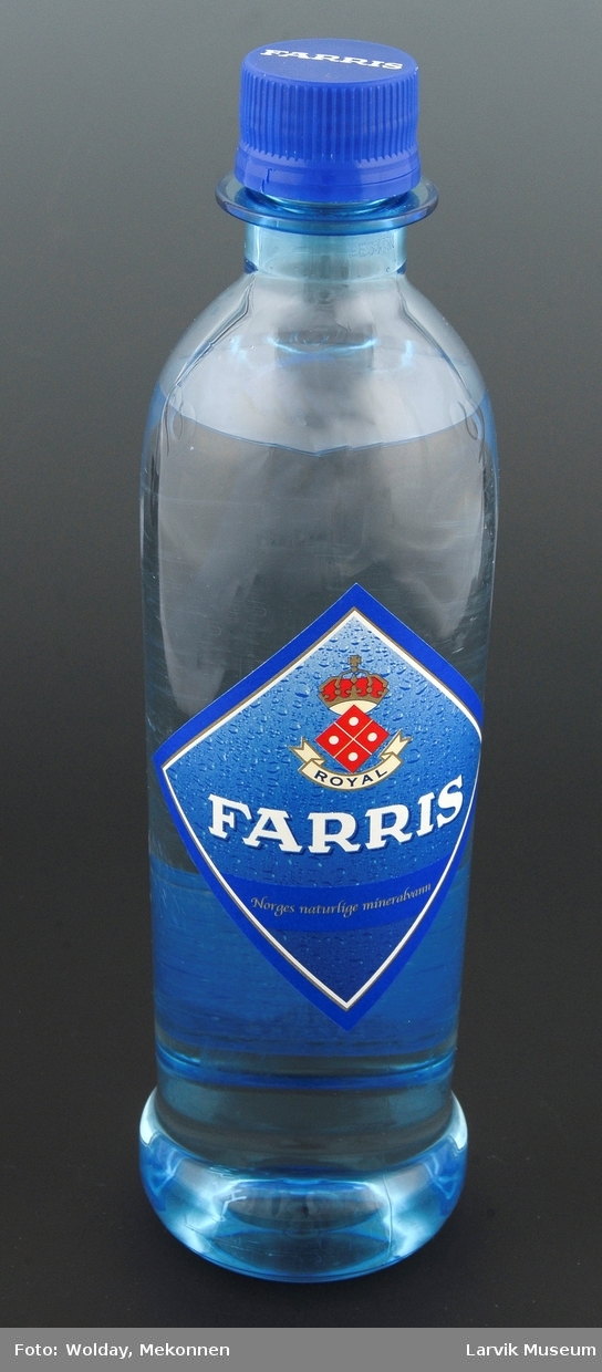Farris flaske m/ innhold