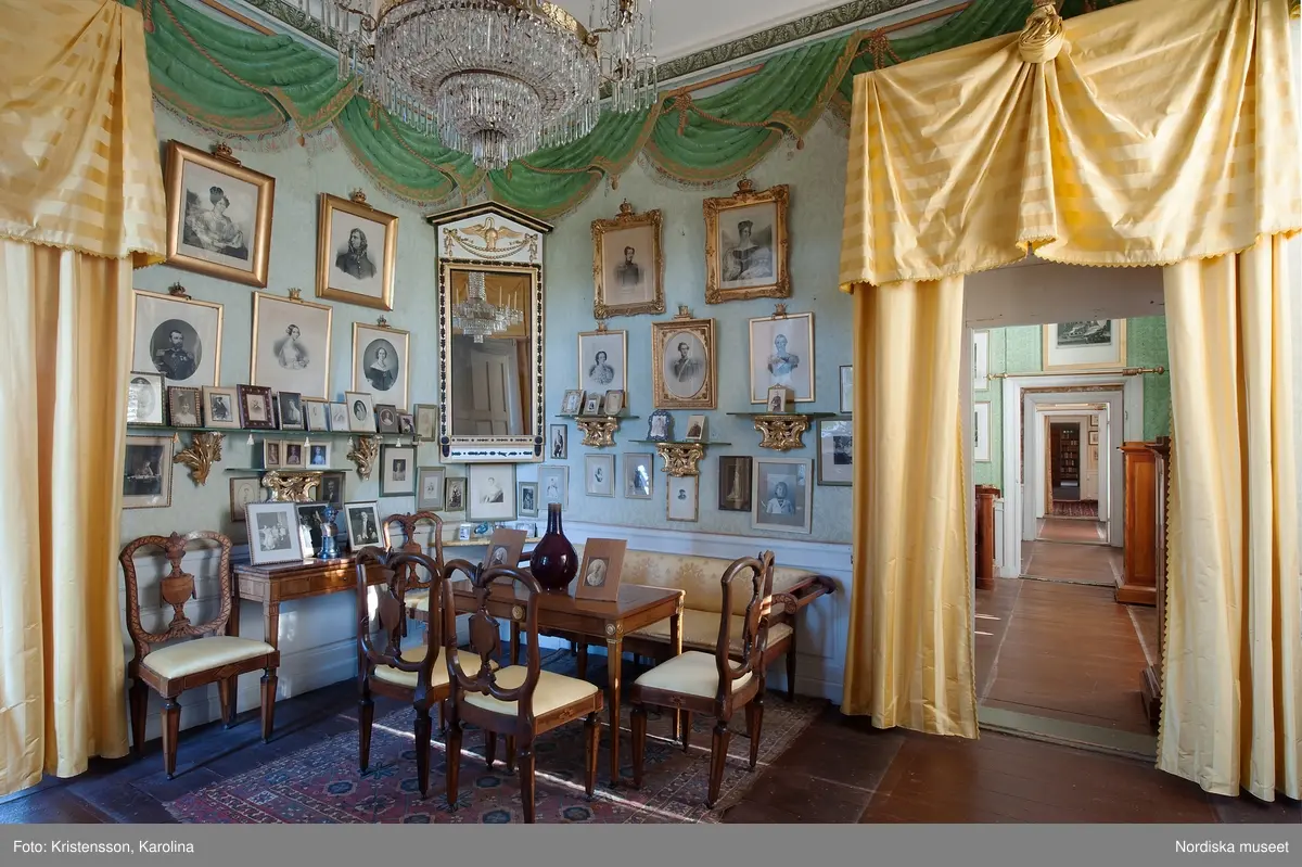 Tyresö slott, interiör - Nordiska museet / DigitaltMuseum