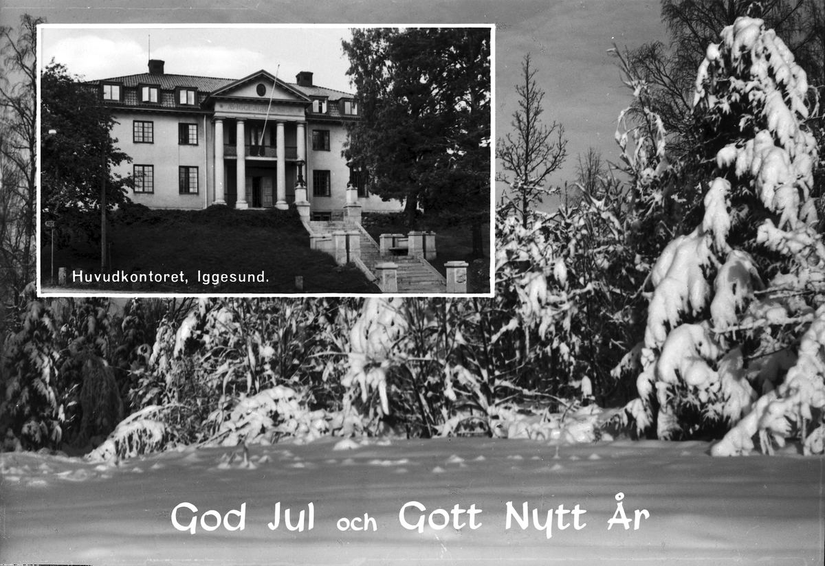 "God Jul och Gott Nytt År", Iggesund, Hälsingland
