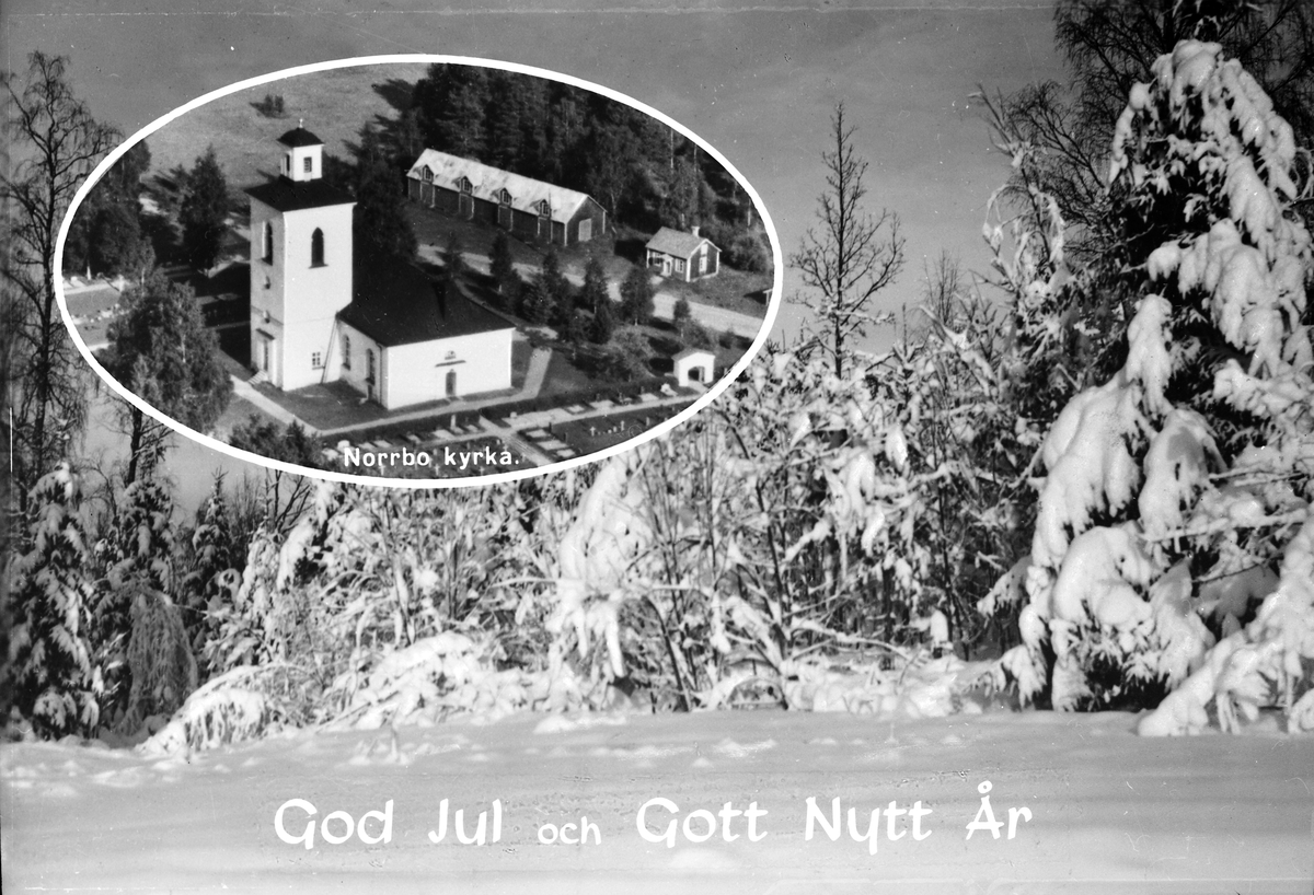 "God Jul och Gott Nytt År", Norrbo, Hälsingland

