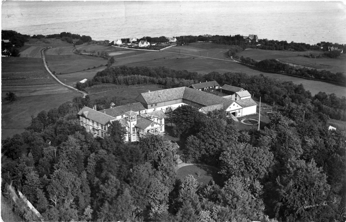 Flyfoto over Ringve gård.