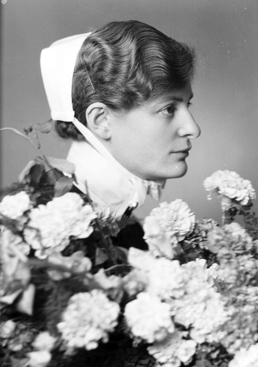 Sjuksköterska Greta Söderlund.

