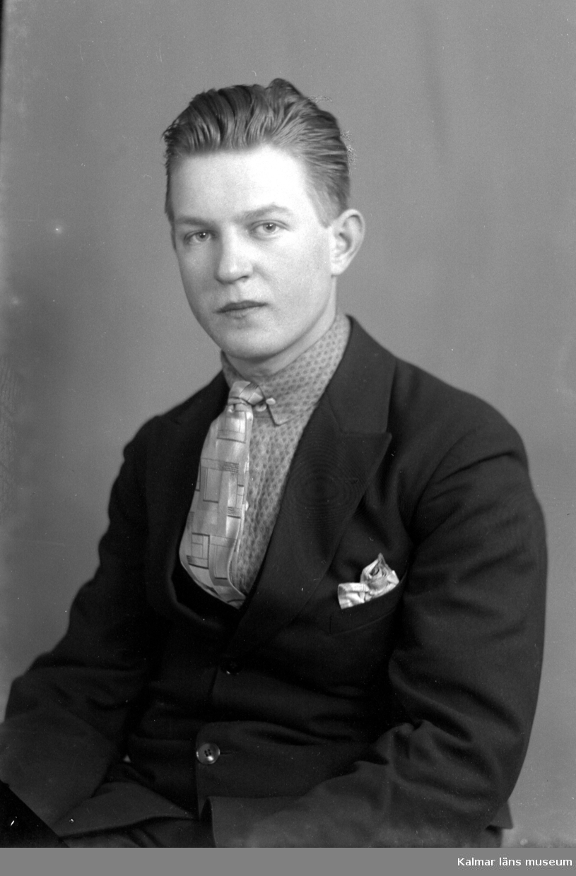 Porträtt av Bengt Dahl ifrån Läckeby.
