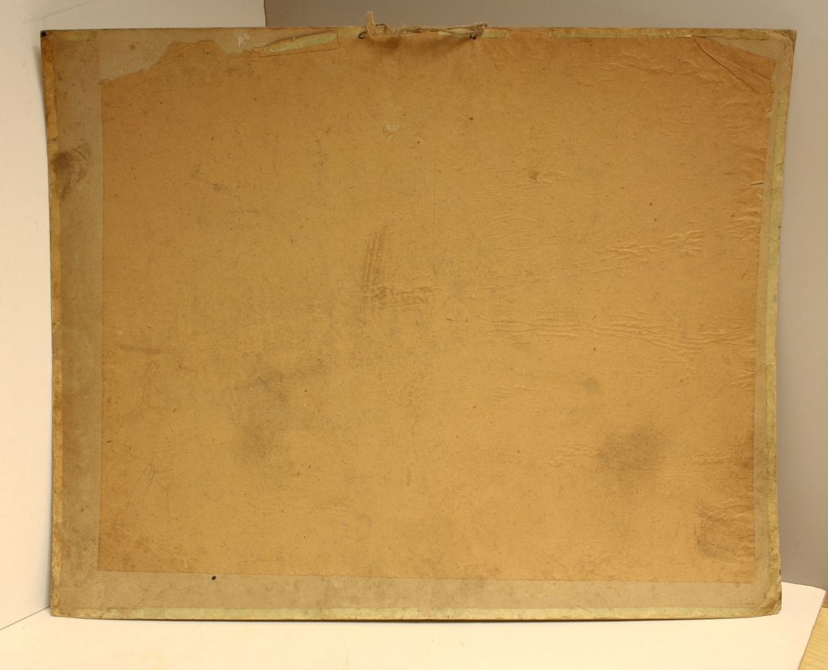 Rektangulær plakat. Menneskemengde. Esler, sauer og kameler. En engel. Moses ankommer det forgjette land.