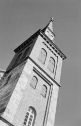 Utsjok Kirketårn. Utsjok-tur, Finland. Fotografert i august 