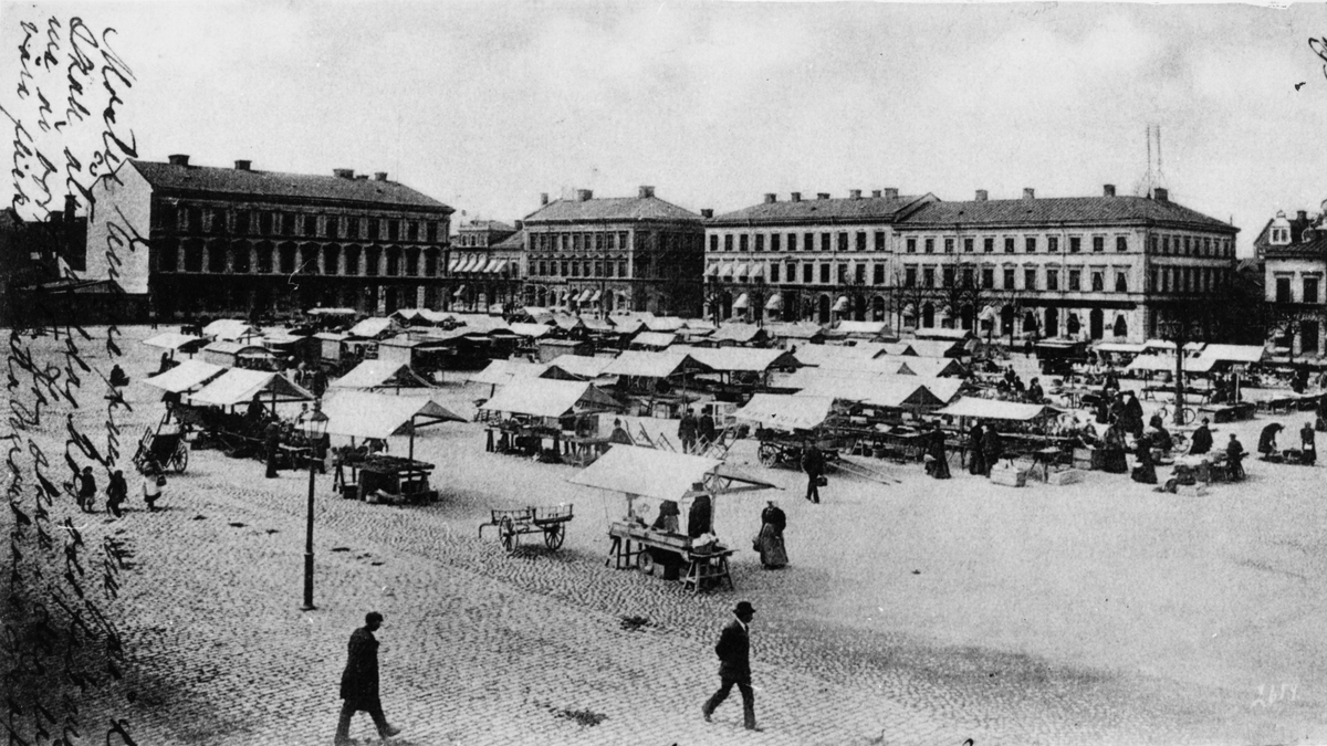 Gävle stad – Norr, Stortorget.
Stortorget omkring 1903.