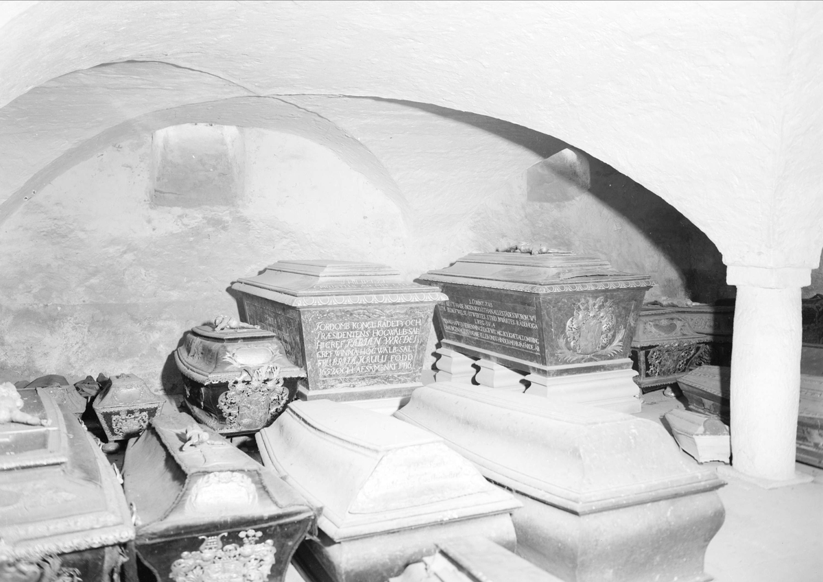 Sätuna gravkor i Björklinge kyrka, Uppland 1940