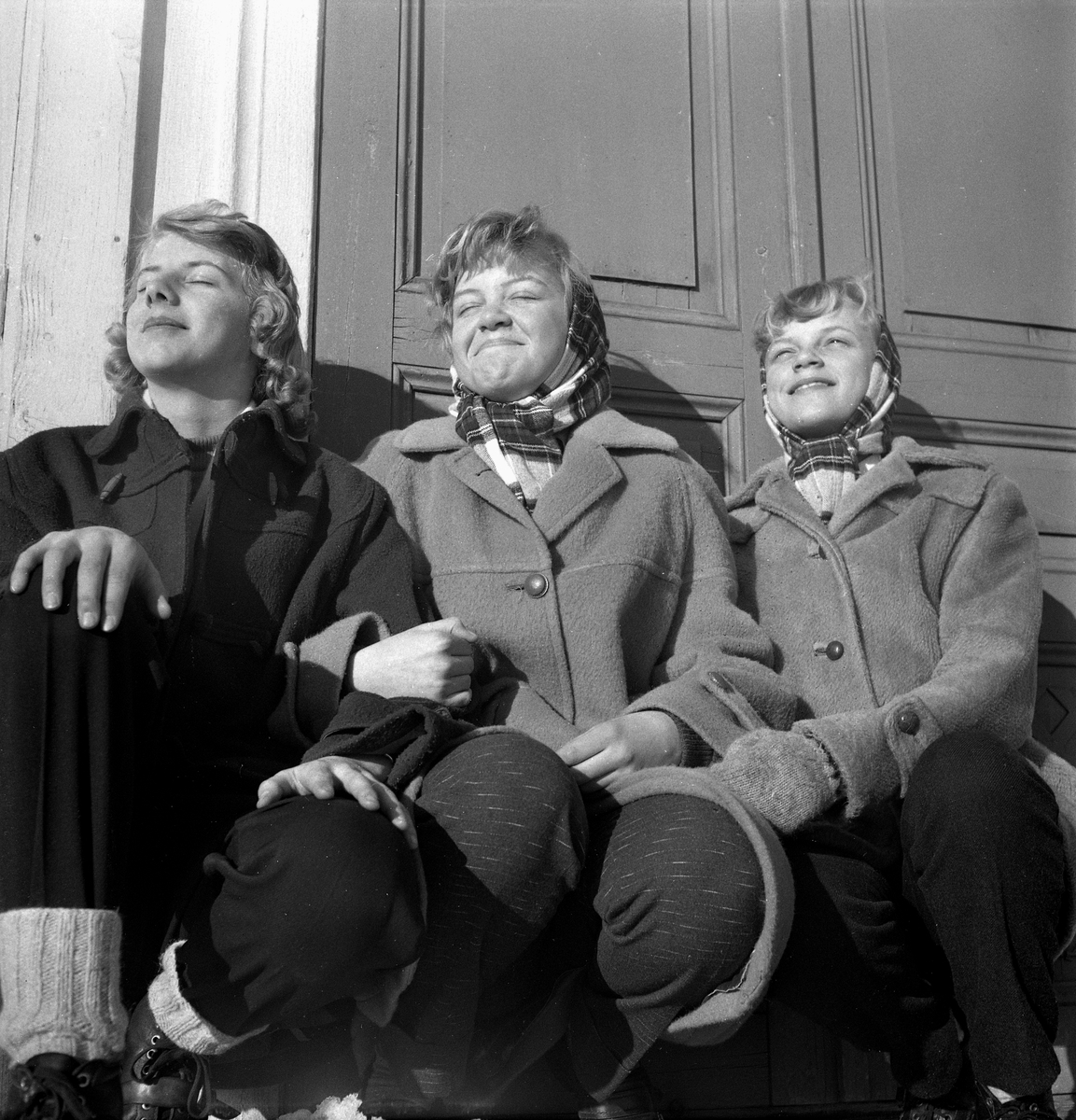 Vinterläger i Klunkhyttan. 
Mars 1956.