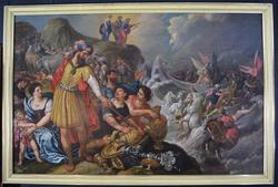 Jesus går over det side hav [Maleri]