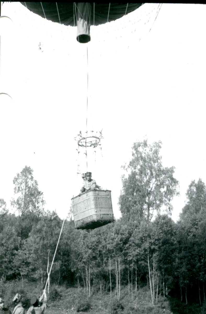 Kulballong m/1930 som startat.
