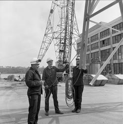 Etter arbeid med demontering av HS-mast ved forskningssenter