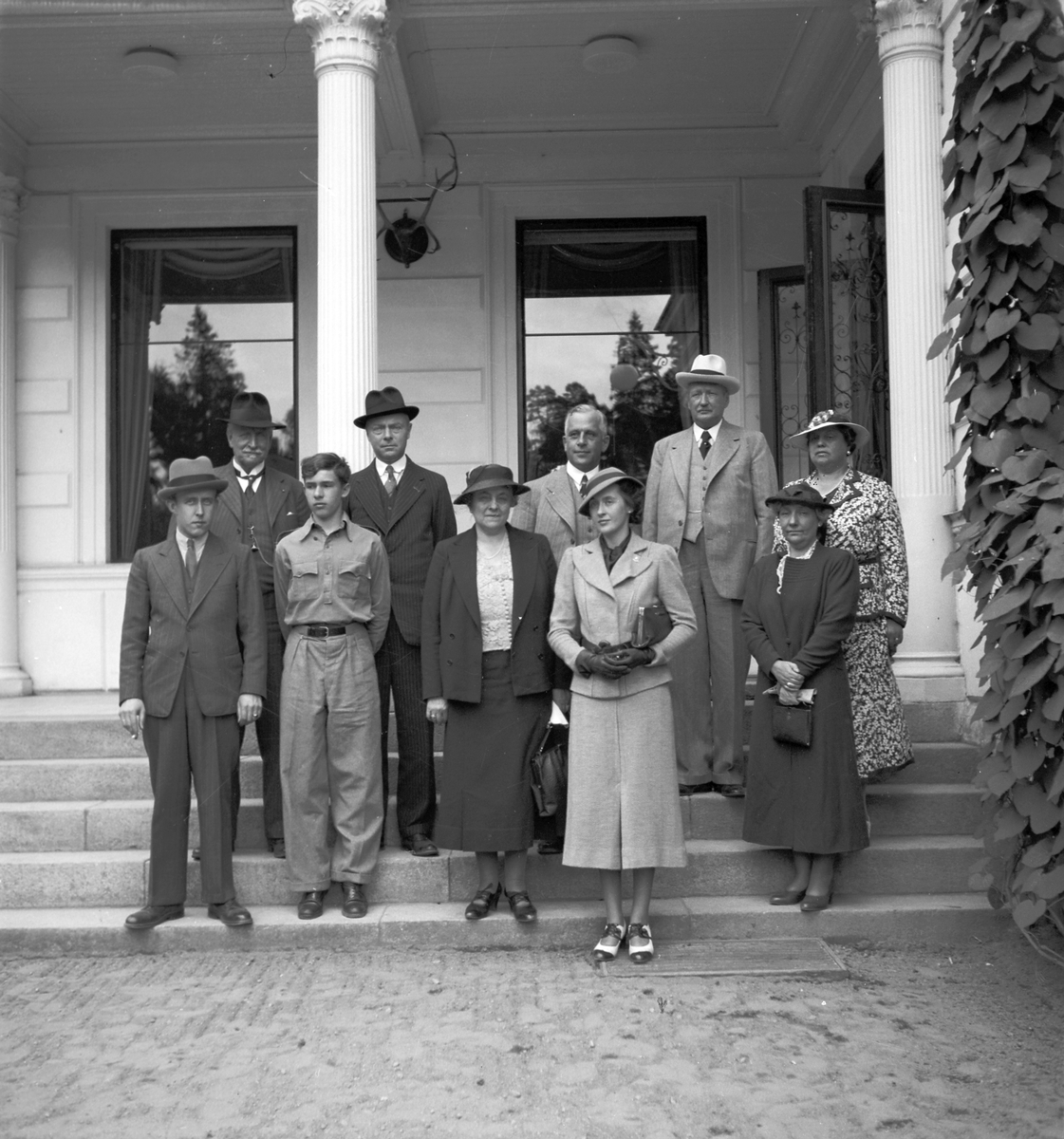 Konsul Ericsson. Nederländska ministerbesöket. 1936




