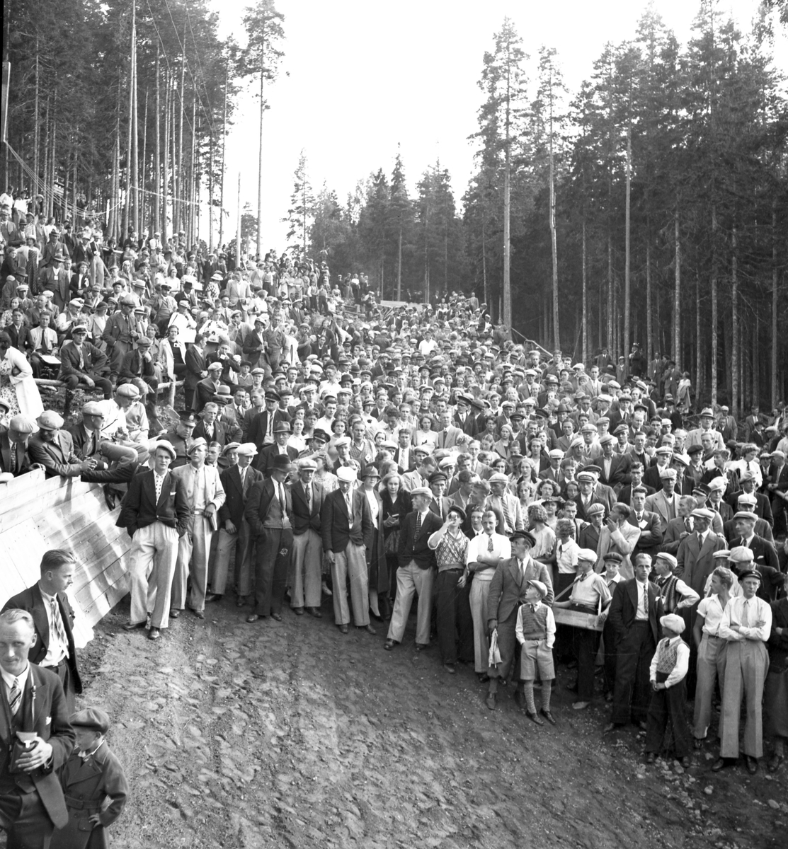 Kungsbergs backen. Motortävlingar. År 1936