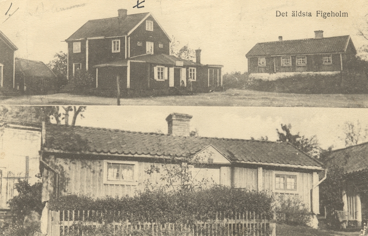 Det äldsta Figeholm Hammars gård ("Vita hästen").