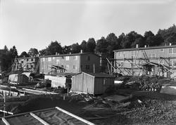 Bygging av hus i Fagerlia