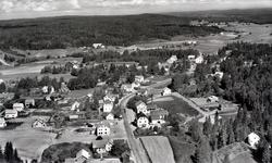 Meieribyen  i Skiptvet, flyfoto 11. juni  1959.