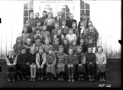 Skolebilde fra folkeskole, Nesheim skole.