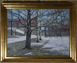 En vei i Lunden [Lerretsmaleri]