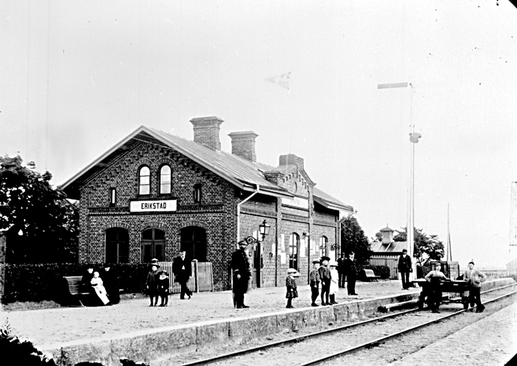 Erikstads station 1893.