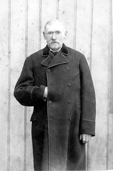 Lantbrukaren och auktionsförättaren Smedberg i Borgunda på 1870-80-talet.