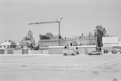 Bygging av Concordiabygget i Lillestrøm