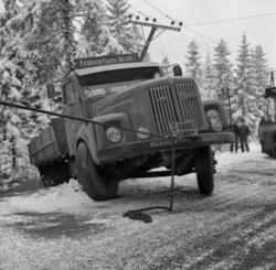 Utforkjøring av trailer ved Feiring Bruk