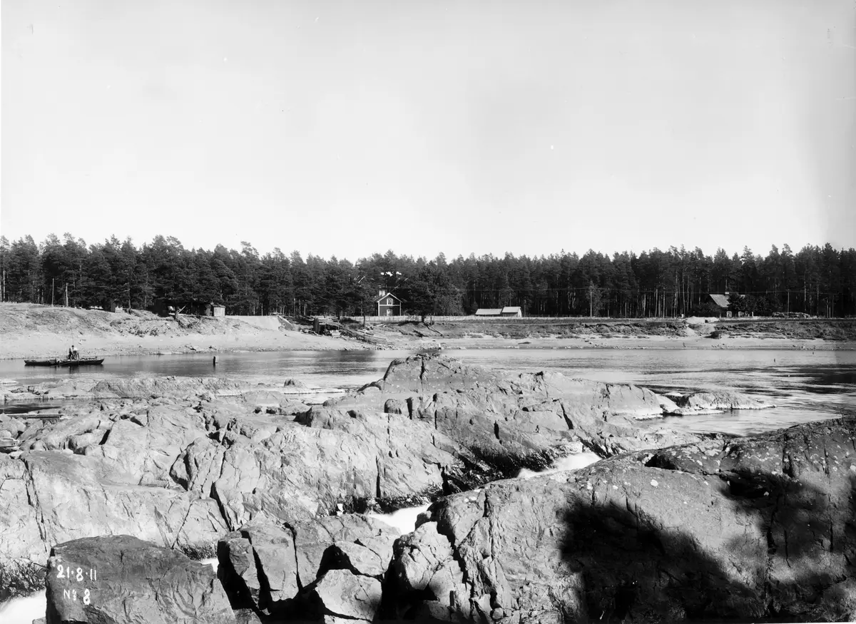 Kraftverksbygge. Den 21 augusti 1911. Älvkarleby kraftverk är ett ...