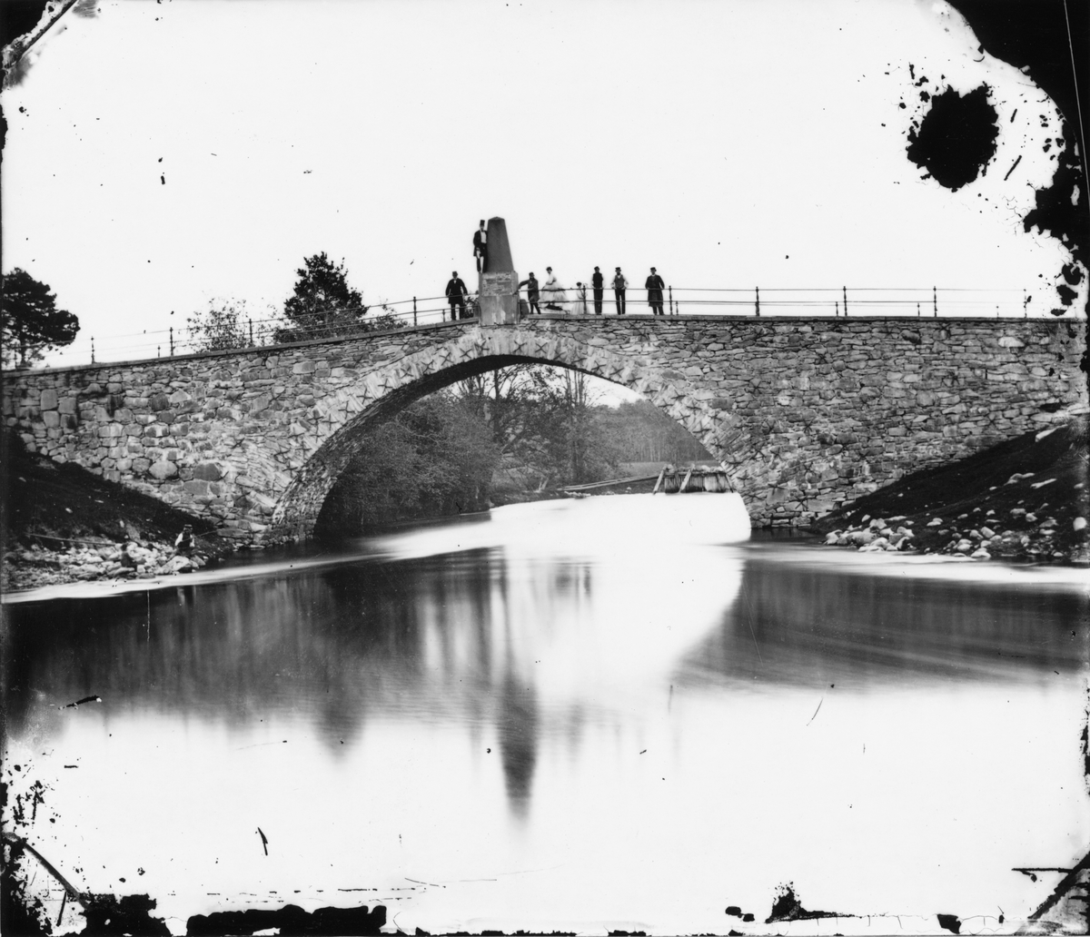 Gustafsbro utanför Gävle. 1860-talet.
Foto: Amanad Gussander
