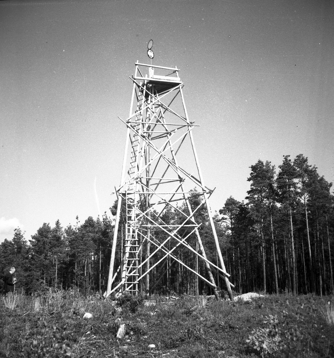 Mätningstorn Valbo. 1946