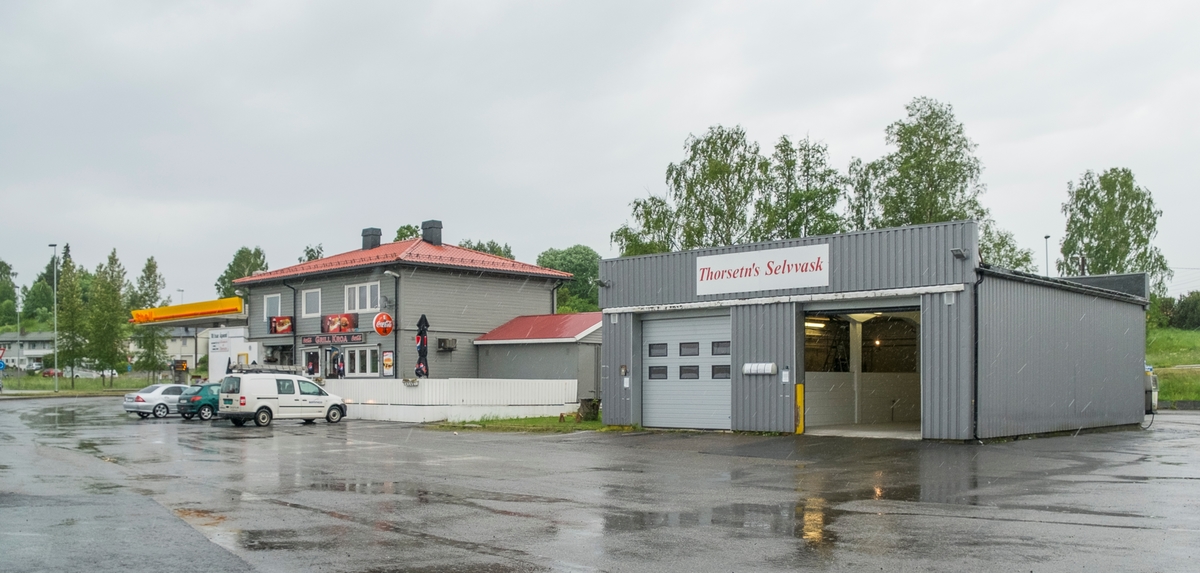 Shell bensinstasjon Eidsvollvegen Vormsund Nes