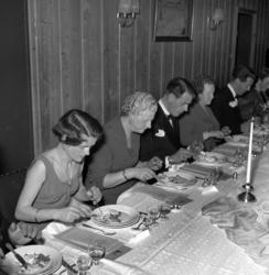 Fra festbordet under et bryllup. Bildet er registrert på nav