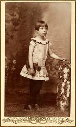 Marie. Bilde fra Marie Knudtzon (1879-1966) sin fotosamling.