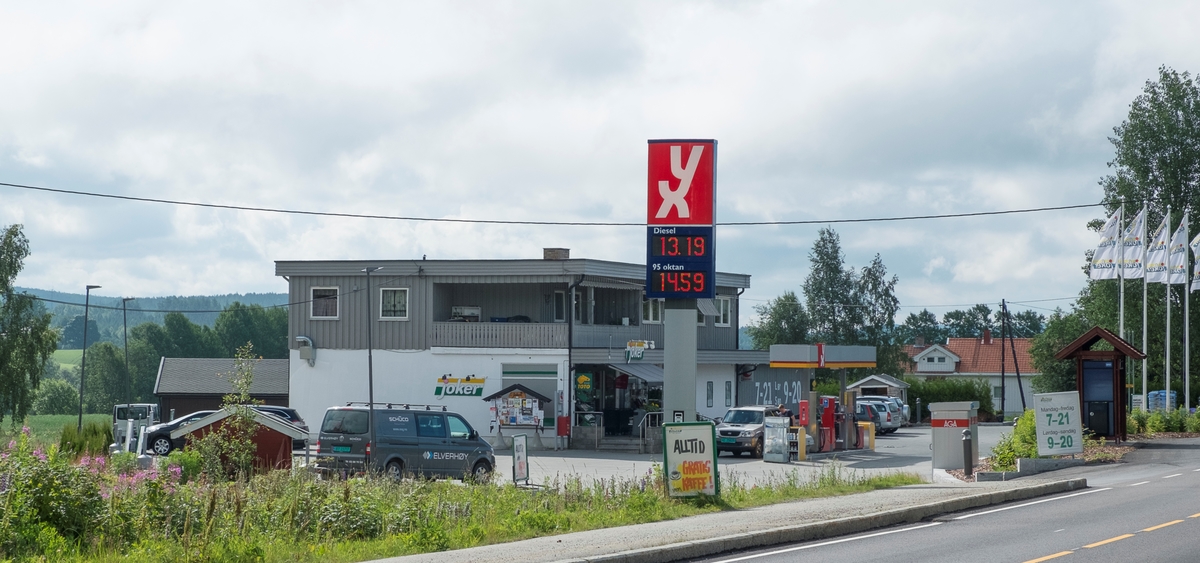 YX bensinstasjon Fetveien Gan Fet
