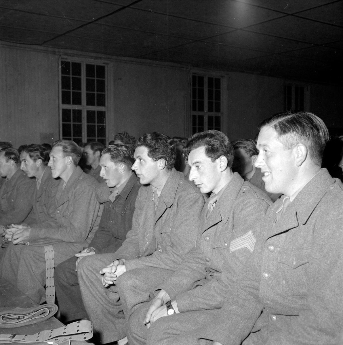 Underholdning for soldater i Øysand leir