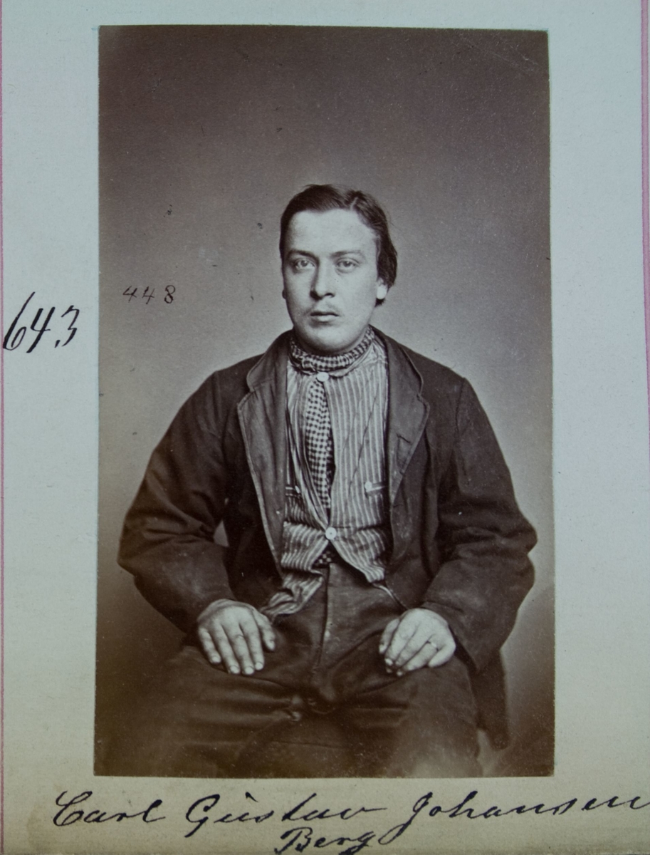 Fangeportrett, Carl Gustav Johansen Berg