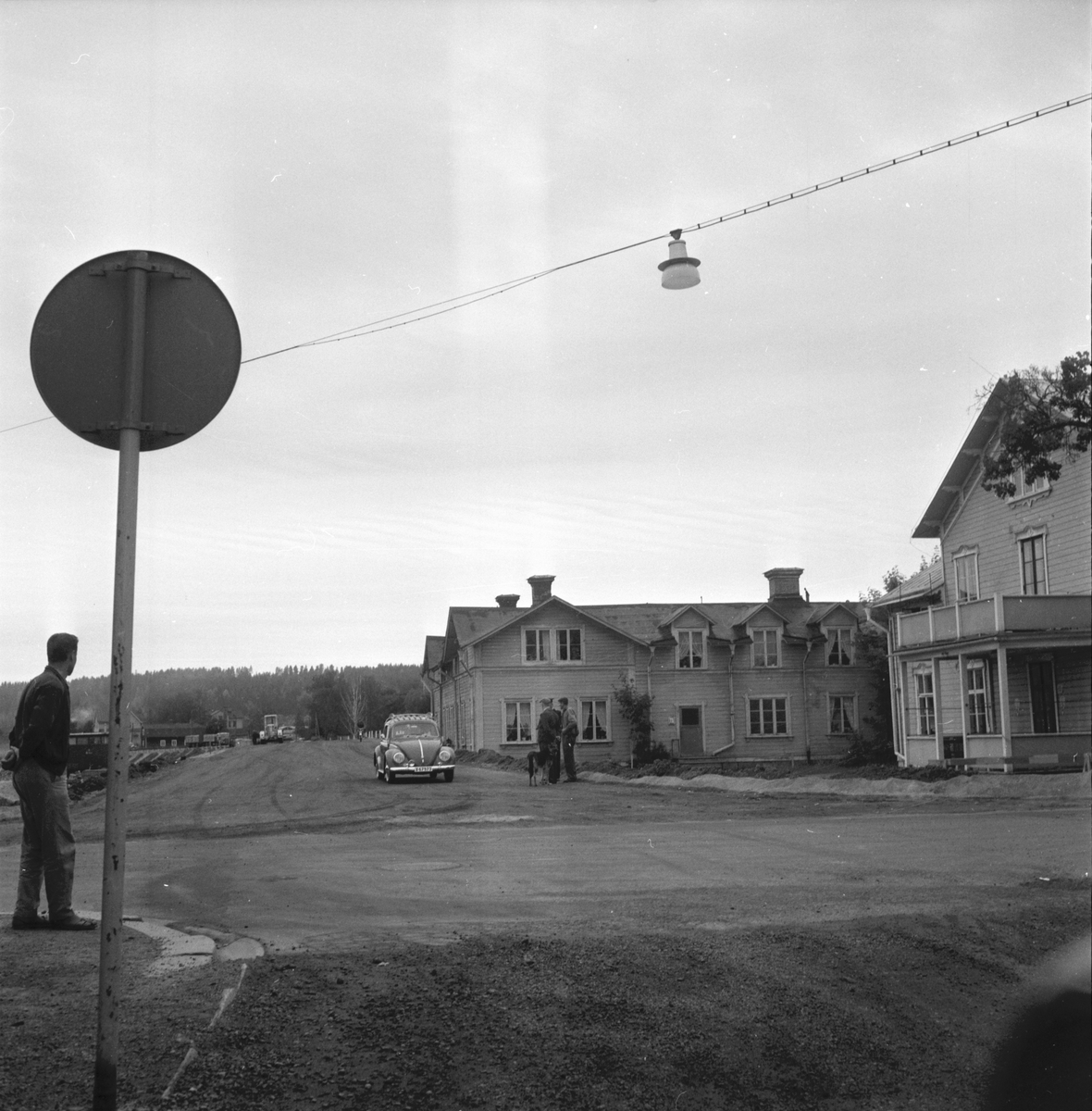 Ny infartsväg till Bollnäs 11 sept 1961