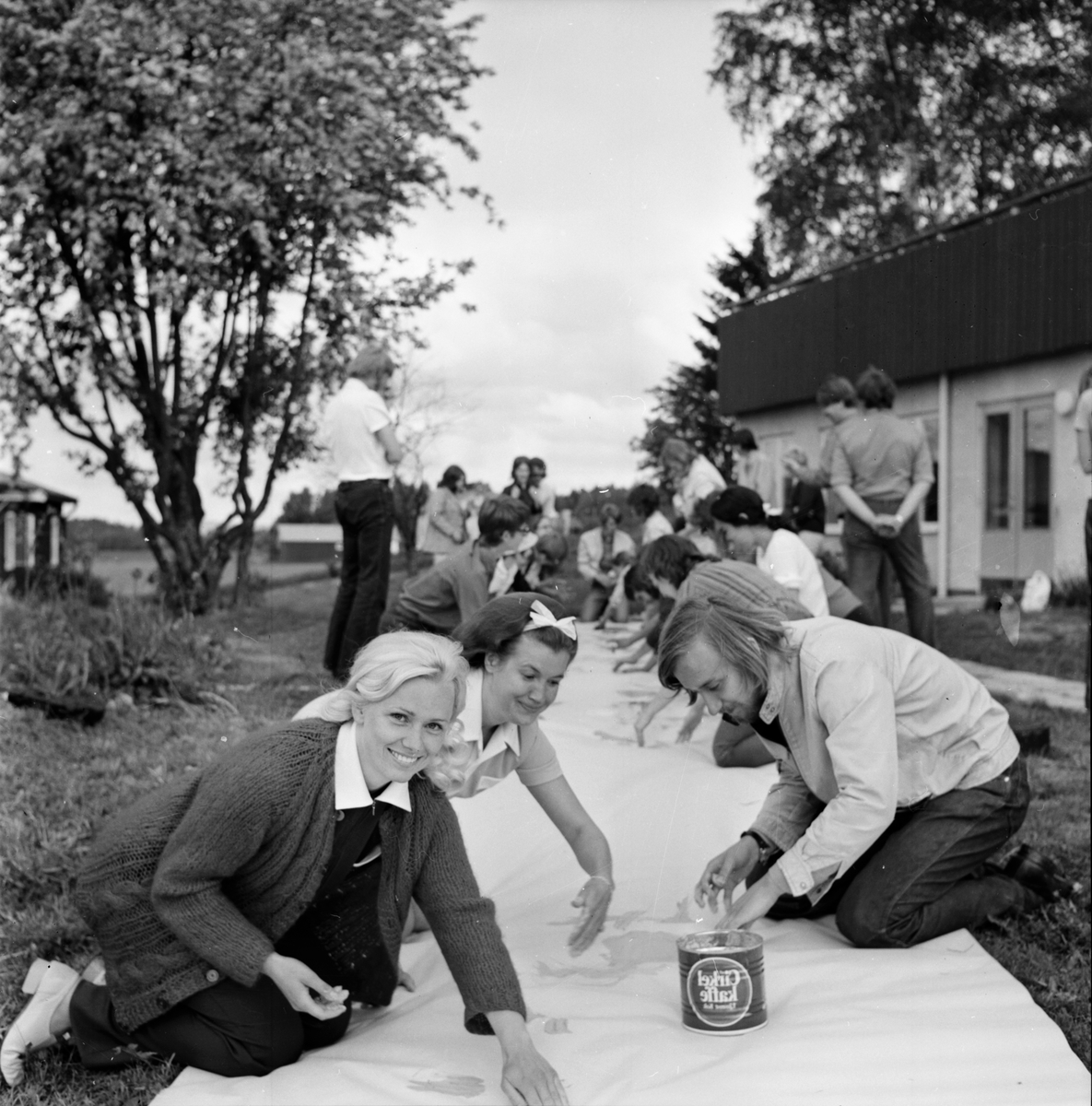 Undersvik,
Kyrkans ungdom på Stiftsgården,
Juni 1971
