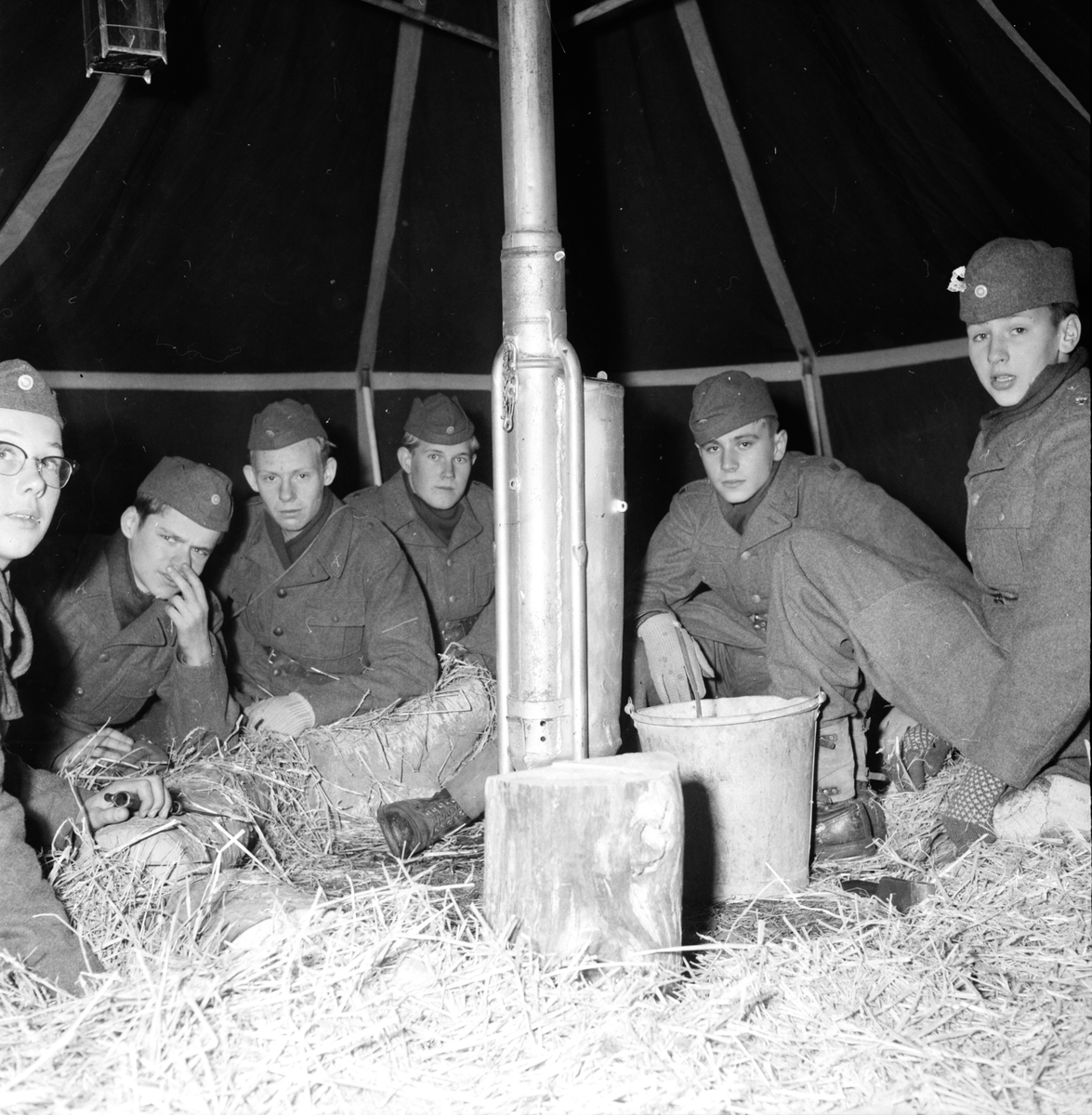 Befälsutbildare på Stagården,
10 Nov 1957
