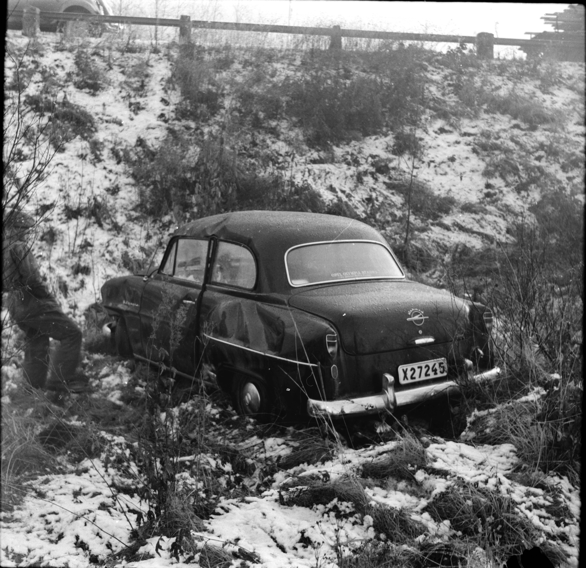 Bilolycka i Röste,
1954

